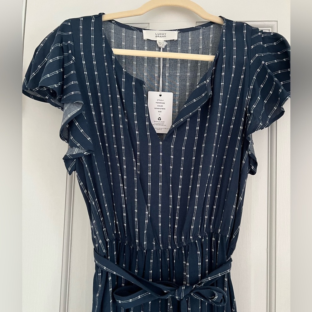 NWT LUCKY BRAND Maxi with tie belt